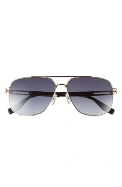 Marc Jacobs 60mm Gradient Aviator Sunglasses In Multi