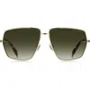 Marc Jacobs 60mm Gradient Square Sunglasses In Gray