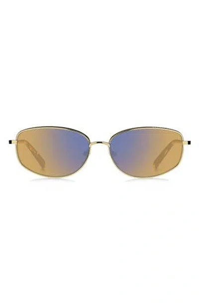 Marc Jacobs 60mm Oval Sunglasses In 0dyg-z0