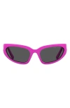 Marc Jacobs 61mm Gradient Cat Eye Sunglasses In Pink