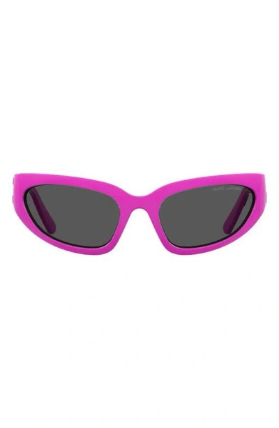 Marc Jacobs 61mm Gradient Cat Eye Sunglasses In Pink