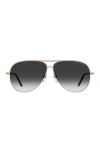 Marc Jacobs 61mm Gradient Pilot Sunglasses In Multi