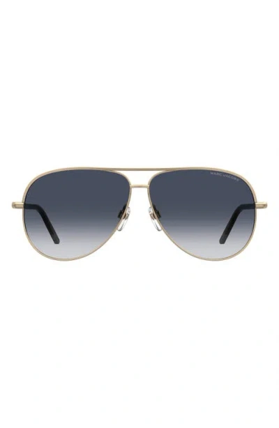 Marc Jacobs 61mm Gradient Pilot Sunglasses In Gray