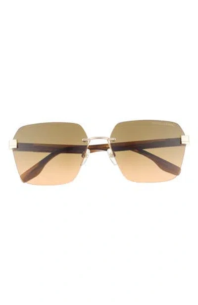 Marc Jacobs 61mm Square Sunglasses In Metallic