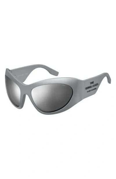 Marc Jacobs 62mm Rectangular Sunglasses In Gray