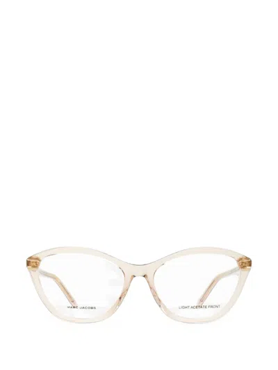 Marc Jacobs 707 Logo-detail Cat-eye Glasses In Pink
