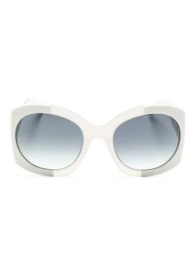 Marc Jacobs 722/s Oversize-frame Sunglasses In White
