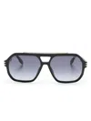 Marc Jacobs 753s Navigator-frame Sunglasses In Black