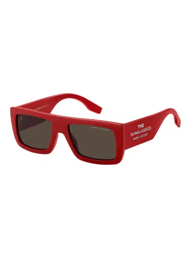 Marc Jacobs 775s Logo Sunglasses In Red