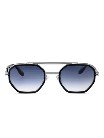Marc Jacobs 782/s Geometric Titanium Sunglasses