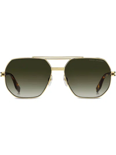 Marc Jacobs 784s Pilot-frame Sunglasses In Gold