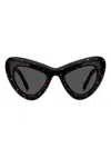 Marc Jacobs 798 Crystal-embellished Cat-eye Sunglasses