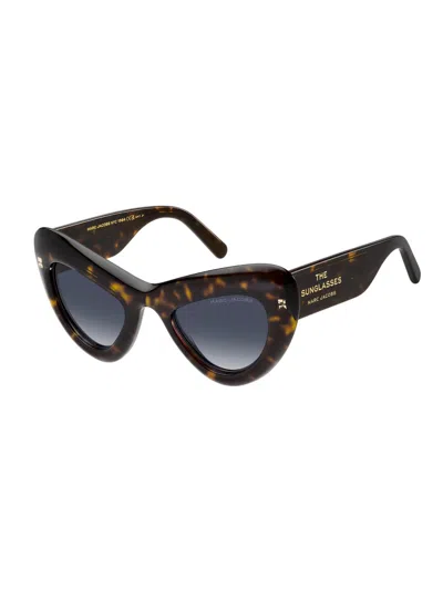 Marc Jacobs 798s Cat-eye Sunglasses In Brown