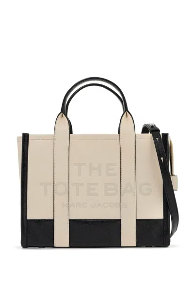 Marc Jacobs The Colorblock Medium Tote Bag In 白色的