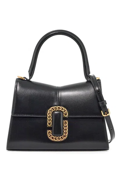 Marc Jacobs The St. Marc Top Handle Handbag In 黑色的