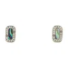 Marc Jacobs Abalone Earrings In Green