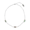 Marc Jacobs Abalone Necklace In Metallic