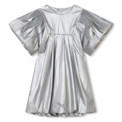 Marc Jacobs Kids' Abito Argento In Gray