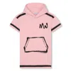 Marc Jacobs Logo-print Cotton Dress In Pink