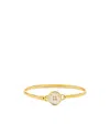 Marc Jacobs The Button Hinge Bracelet Accessories In Yellow