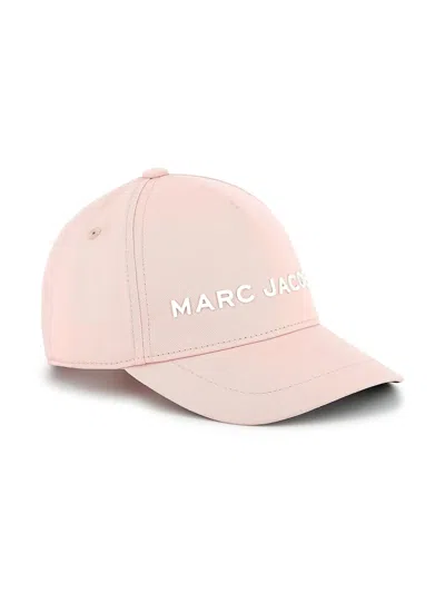 Marc Jacobs Adjustable Cotton Hat With Embossed Logo - Sizes 0/52 To 3/58 In Pink