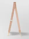 Marc Jacobs Adjustable Logo Fabric Strap With Gold-tone Hardware