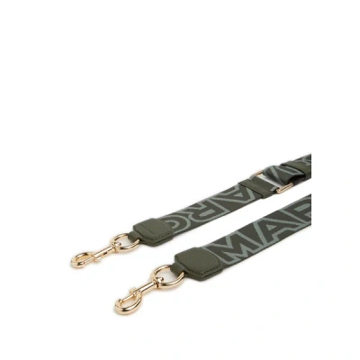 Marc Jacobs Adjustable Shoulder Strap With Logo In Gold