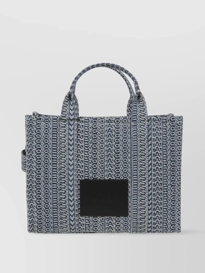 Marc Jacobs Monogram Motif Medium Tote Bag In Grey