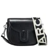 Marc Jacobs Adjustable Webbing Strap Saddle Bag In Black
