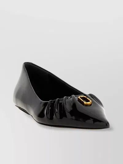 MARC JACOBS "ALI" BALLET FLATS EMBELLISHED DETAIL