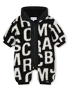 Marc Jacobs All-over Print Snowsuit In Black