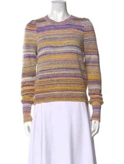 Pre-owned Marc Jacobs Alpaca Striped Sweater In Multicolor