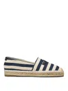 Marc Jacobs Espadrilles Jute Sole Round Toe Striped In Azul