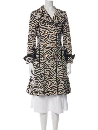 Pre-owned Marc Jacobs Animal Print Coat