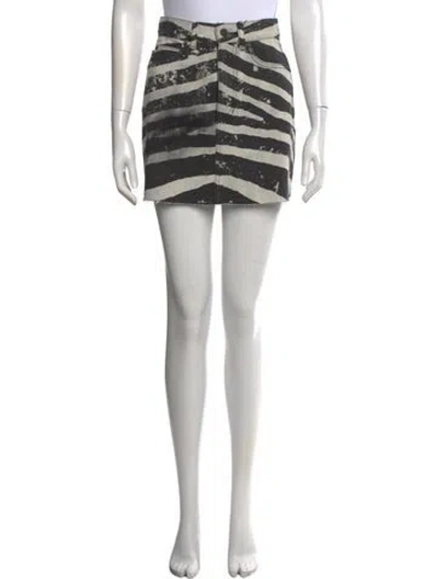 Pre-owned Marc Jacobs Animal Print Mini Skirt W/ Tags In Multi