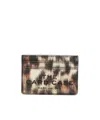 Marc Jacobs Animal-pattern Card Holder In Pink