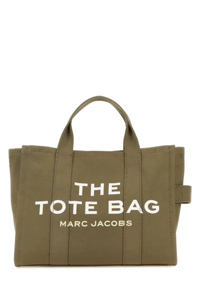Marc Jacobs Army Green Canvas Medium The Tote Bag Handbag In 372