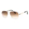Marc Jacobs Rectangle-frame Sunglasses In Red