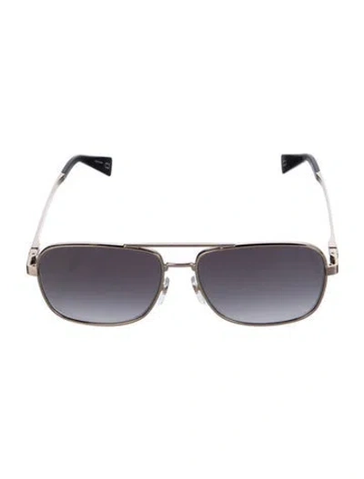 Pre-owned Marc Jacobs Aviator Gradient Sunglasses In Gold