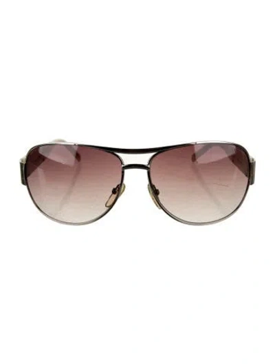 Pre-owned Marc Jacobs Aviator Gradient Sunglasses In Pink