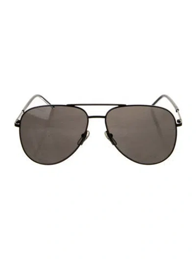 Pre-owned Marc Jacobs Aviator Mirrored Sunglasses In Black
