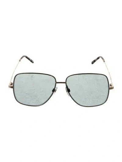 Pre-owned Marc Jacobs Aviator Tinted Sunglasses In Black