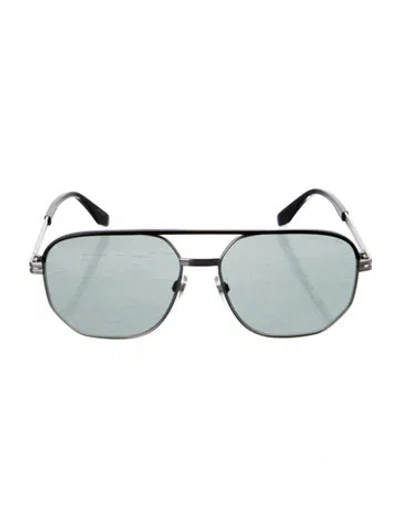 Pre-owned Marc Jacobs Aviator Tinted Sunglasses In Black