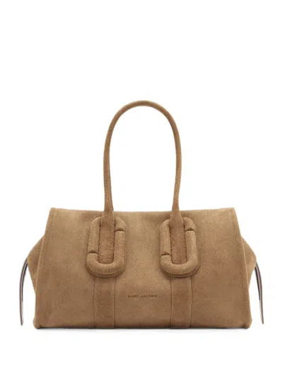 Marc Jacobs The Carryall Suede Leather Tote In Brown