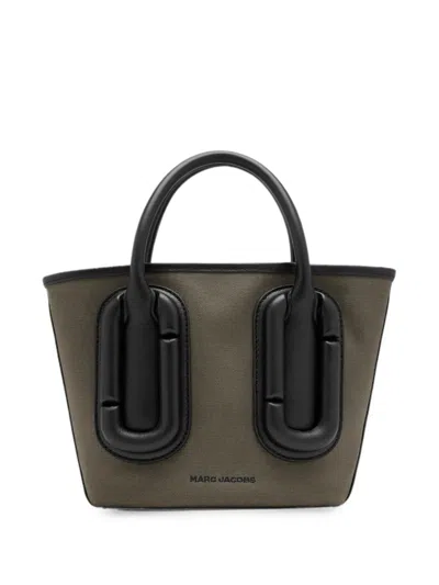 Marc Jacobs Babe Small Tote In Canvas In Brown