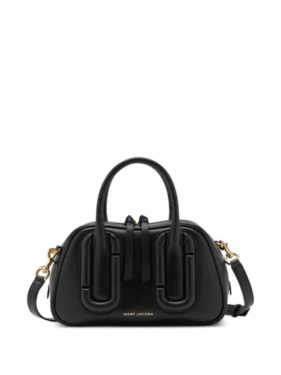 Marc Jacobs The Bauletto Leather Tote Bag In Black
