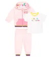 Marc Jacobs Three-piece Hoodie Tracksuit In Pink
