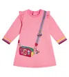 Marc Jacobs Baby Cotton Jersey Dress In Pink