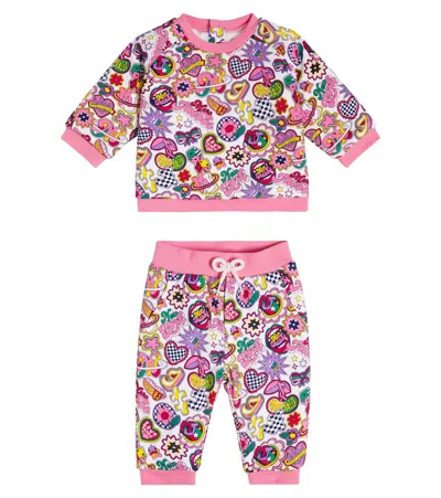 Marc Jacobs Baby Set Aus Sweatshirt Und Jogginghose In Pink