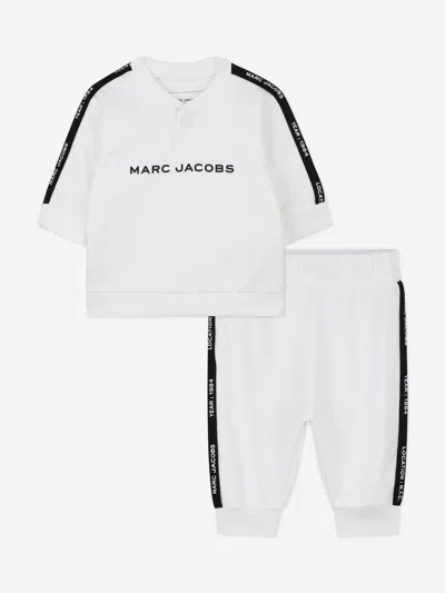 Marc Jacobs Kids'  Baby Logo Tracksuit In White